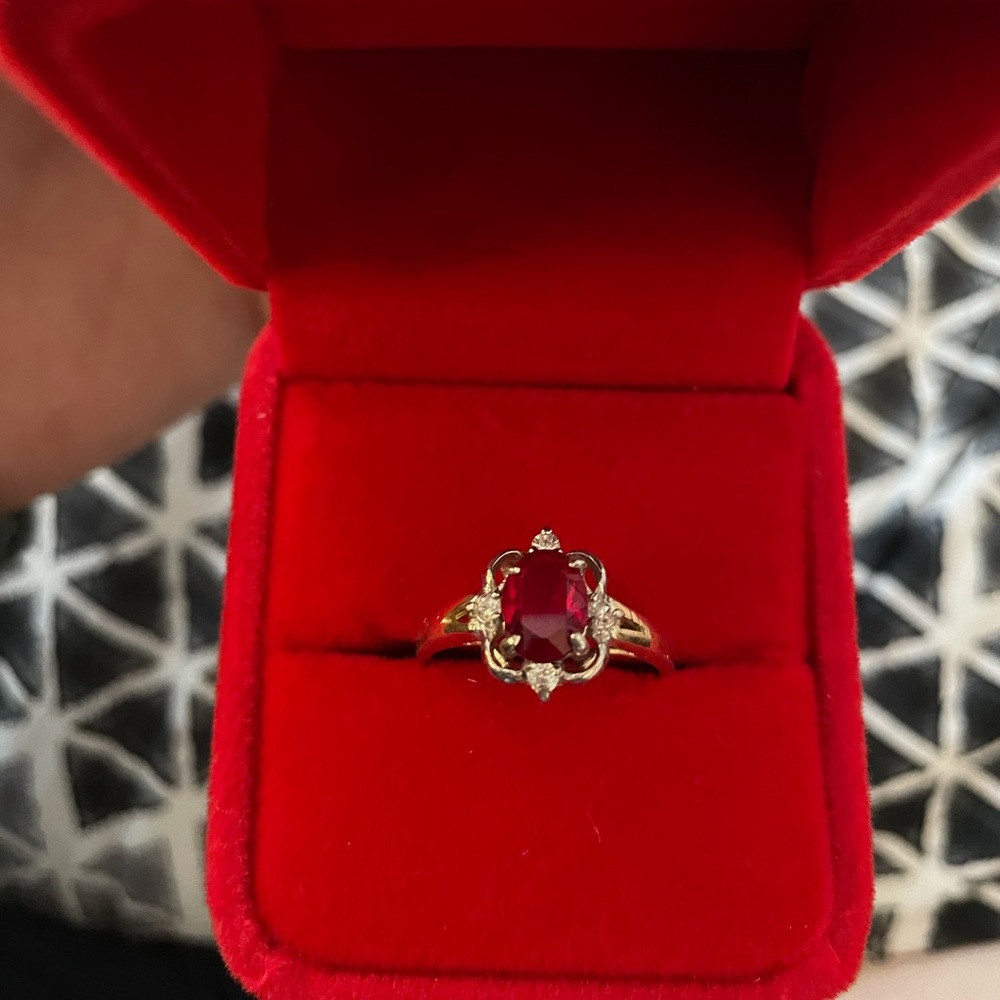 14k gold plated ring